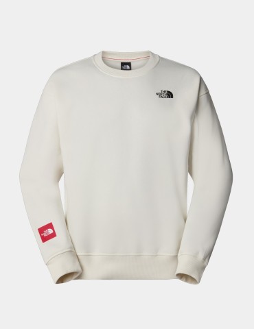 Sudadeira THE NORTH FACE axys crew white dune